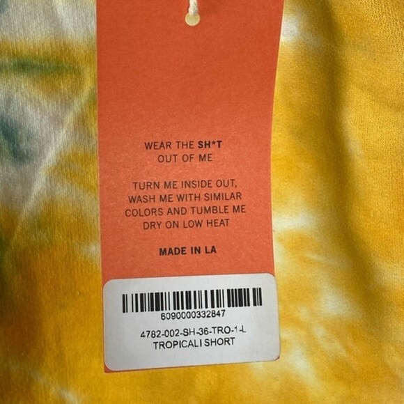 La Detresse Tropicali Sweat Shorts - NEW - Picture 6 of 7